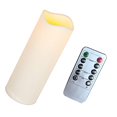 thumbnail image 2 of Vela LED Everlasting Glow para interior/exterior, temporizador, color crema, 3" x 9", 2 of 2