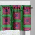 thumbnail image 5 of Ambesonne Oriental Green Valance & Curtain, Geometric Folk Motif, 55"x24", Multicolor, 5 of 7