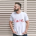 thumbnail image 2 of Valentine's Day Fashion Casual Print Crew Neck Short Sleeve T Shirt (man), 2 of 2