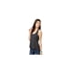 thumbnail image 1 of Aeropostale - Camiseta henley de encaje con espalda cruzada para mujer, gris, extragrande, 1 of 1