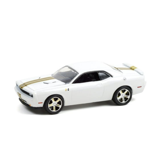 2009 Dodge Challenger R/T , White - Greenlight 30306/48 - 1/64 scale Diecast Model Toy Car