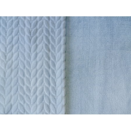RTC Fabric CLOUD 100% Polyester Squiggly Minky Fleece, Blanket Fabric, Apparel Fabric, Nurcery Fabric, 60'',