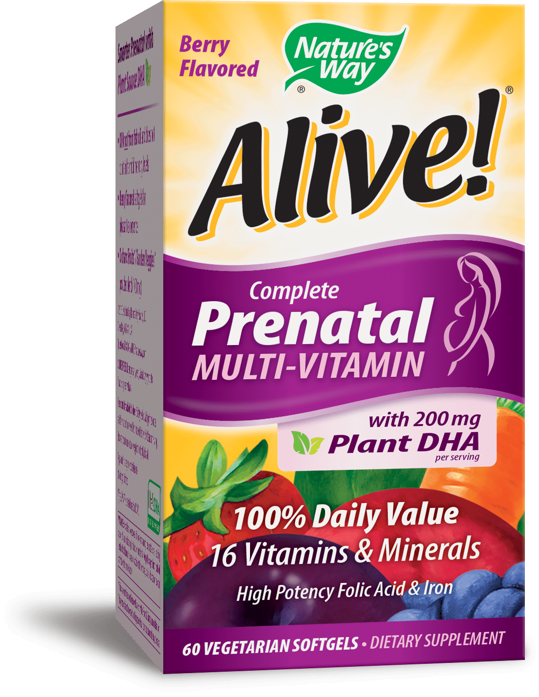 Nature's Way Alive! Complete Prenatal Multivitamin Vegetarian Softgels