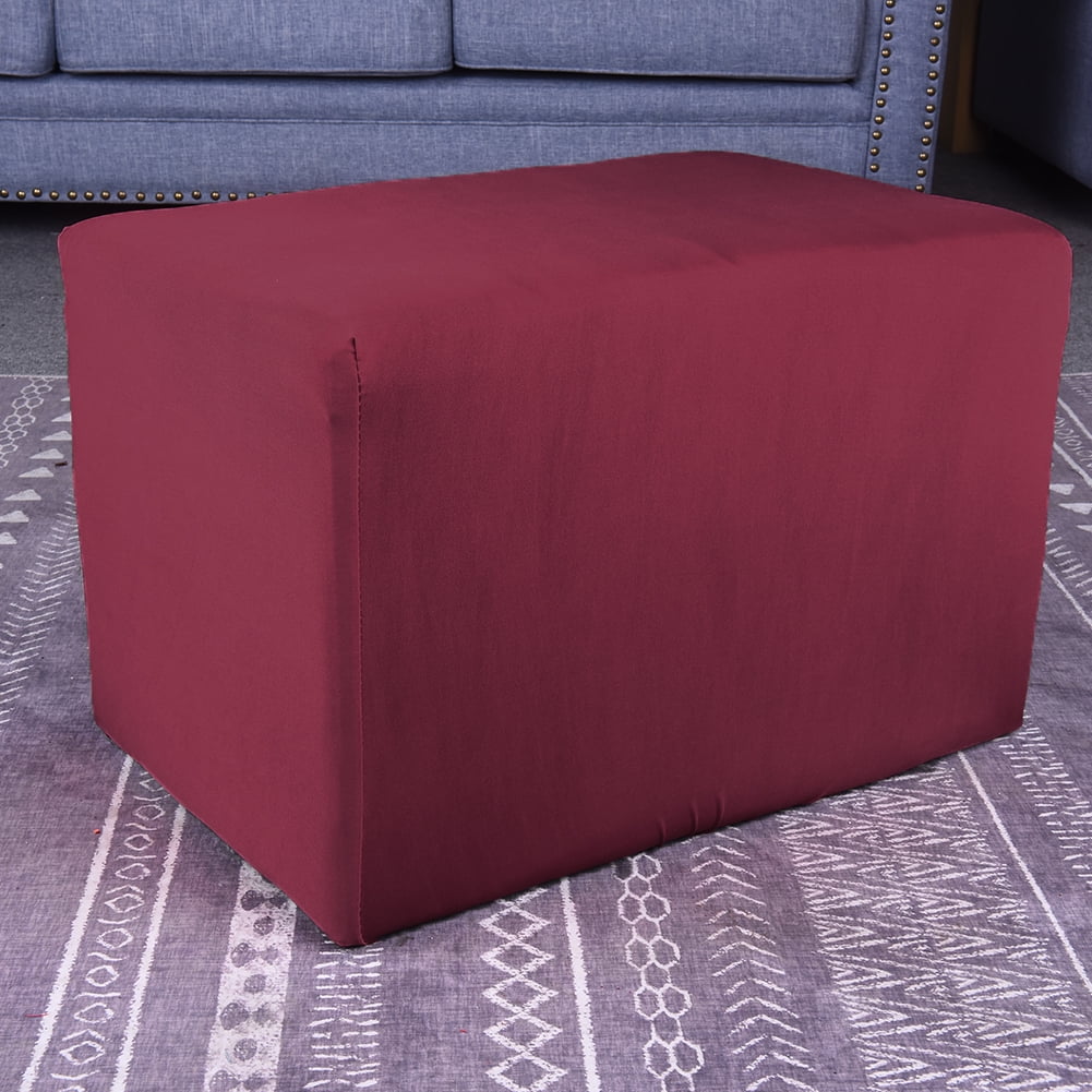 AIHOME Footstool Sofa Cover Stretch Storage Slipcover Spandex Elastic