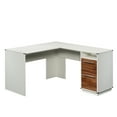 thumbnail image 4 of Sauder Vista Key L-Desk Pearl Wh/Blaze Acaci, 4 of 12