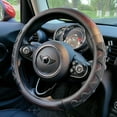 thumbnail image 1 of Large Size Steering Wheel Cover Great Grip with 3D Honeycomb Anti-Slip Design, Universal 15.5 - 15.75 Inch (Wine Red), 1 of 6