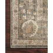 Chris Loves Julia x Loloi Rosemarie Sage/Blush 3'-2 x 3'-2 Round Area Rug