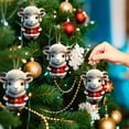 thumbnail image 6 of christmas ornaments set 2D Christmas Decorations Hanging Ornaments Christmas Decorations Christmas Gifts Christmas Tree Ornaments Car Decorations outdoor christmas decorations, 6 of 6