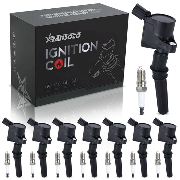 Paquete de bobinas de encendido y bujía de iridio para Ford 4.6L 5.4L