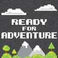 thumbnail image 3 of Instant Message - Gamer - Ready for Adventure - Toddler & Youth Short Sleeve Graphic T-Shirt, 3 of 6