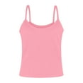 thumbnail image 3 of Women's Spaghetti Strap Scoop Neck Ribbed Tank Tops - Slim - Fitted Sleeveless Layering Shirts for All Seasons, 3 of 4
