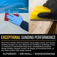 thumbnail image 6 of Dura-Gold 2000 Grit 5" x 2-3/4" Sanding Sponges, Box of 10 - Performance Hook & Loop Wet or Dry Flexible Sandpaper Sponge Pads - For Hand Sanding Blocks, Palm Sanders - Polish Metal, Auto Paint, Wood, 6 of 6