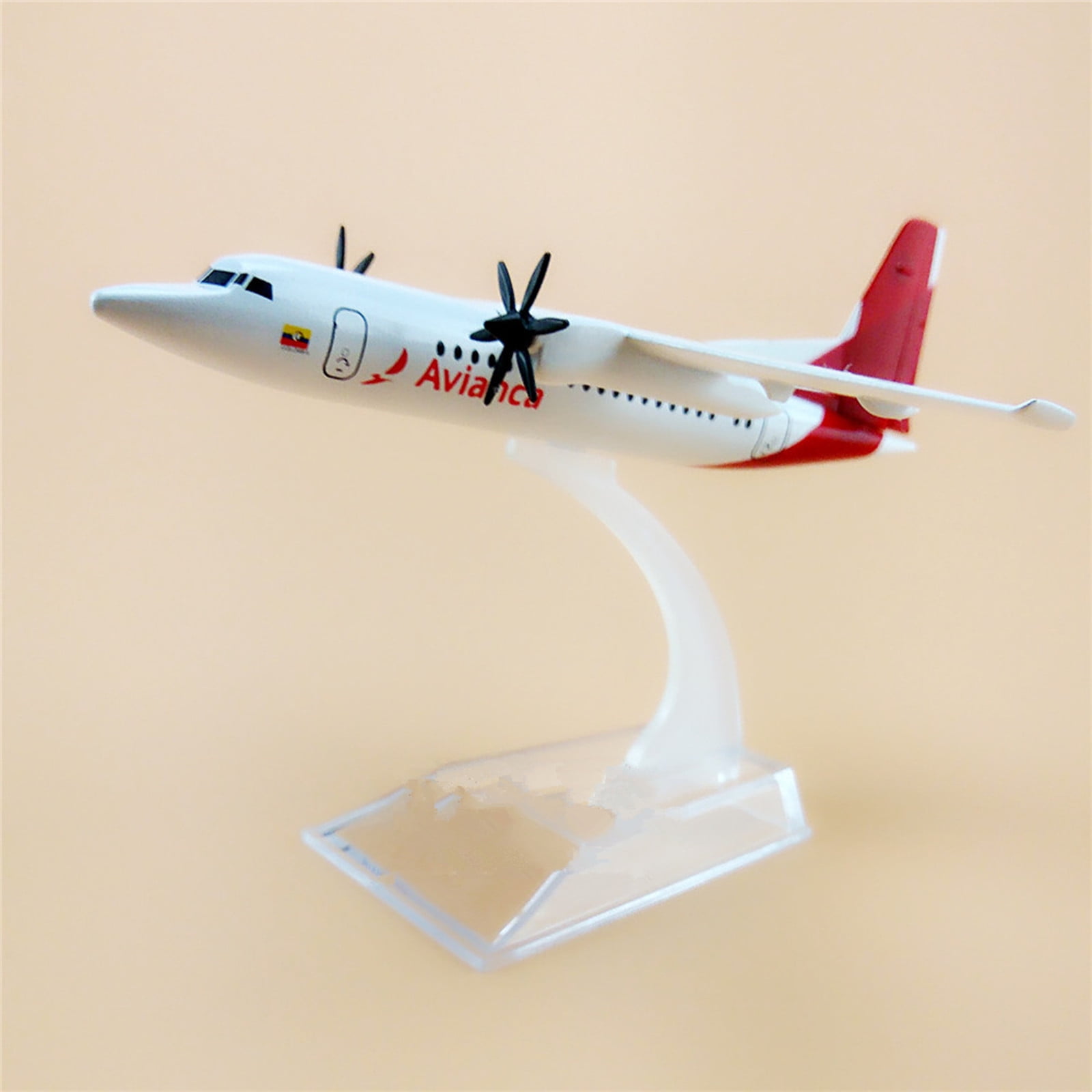 1:200 Air White Colombia Avianca FOK F50 Airlines Plane Model Alloy Metal Diecast Model,Plane Souvenir Static Display TAPDRA Spare Part