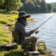 thumbnail image 4 of Sombrero de pescador de ala ancha para el sol, ideal para senderismo, pesca y jardinería al aire libre | Sombrero tipo cubo de secado rápido que absorbe el sudor | Protección UPF 50+, 4 of 7