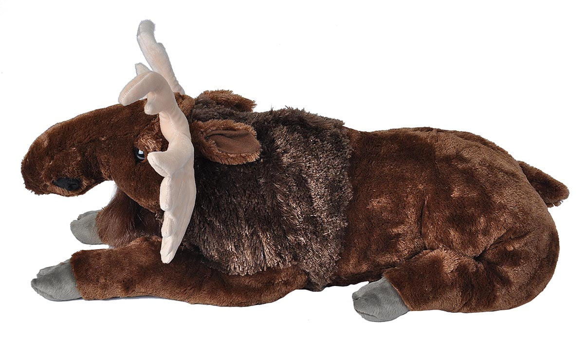 Wild Republic Jumbo Moose Plush, Giant Stuffed Animal, Plush Toy, Gifts for Kids, 30 Inches