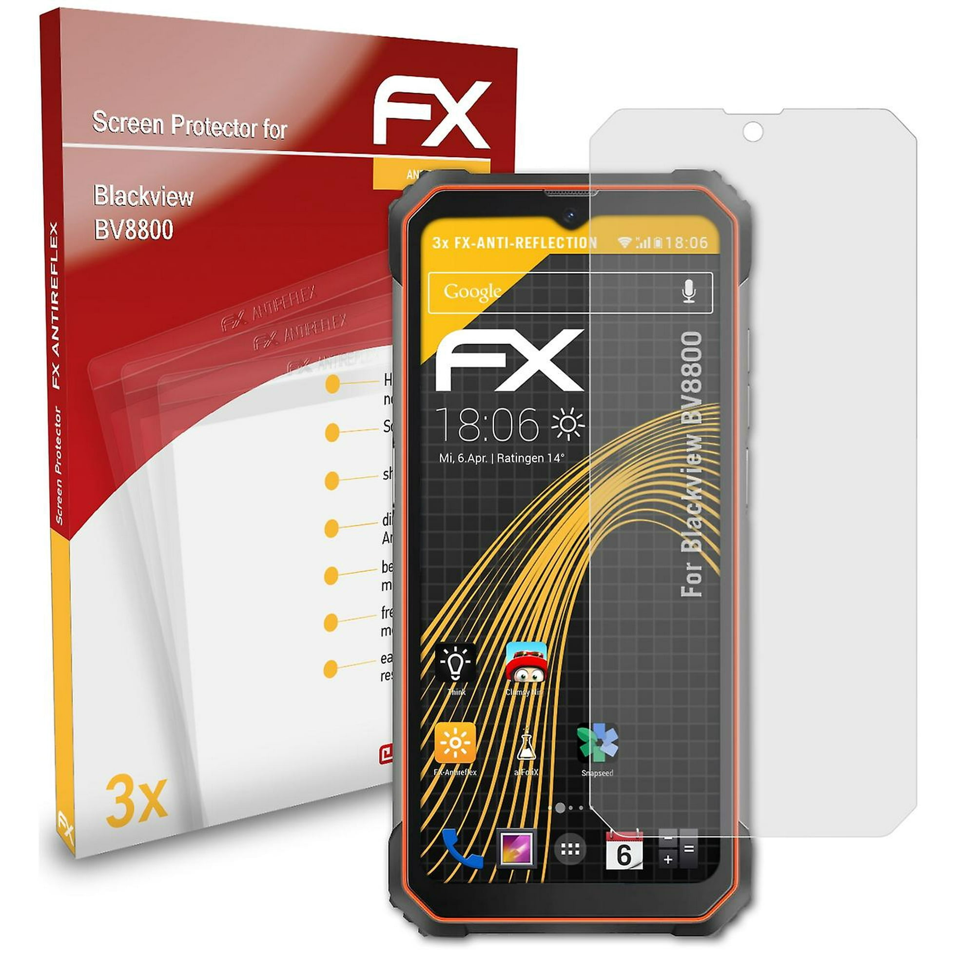 armored film compatible with Blackview BV8800 glass foil 9H