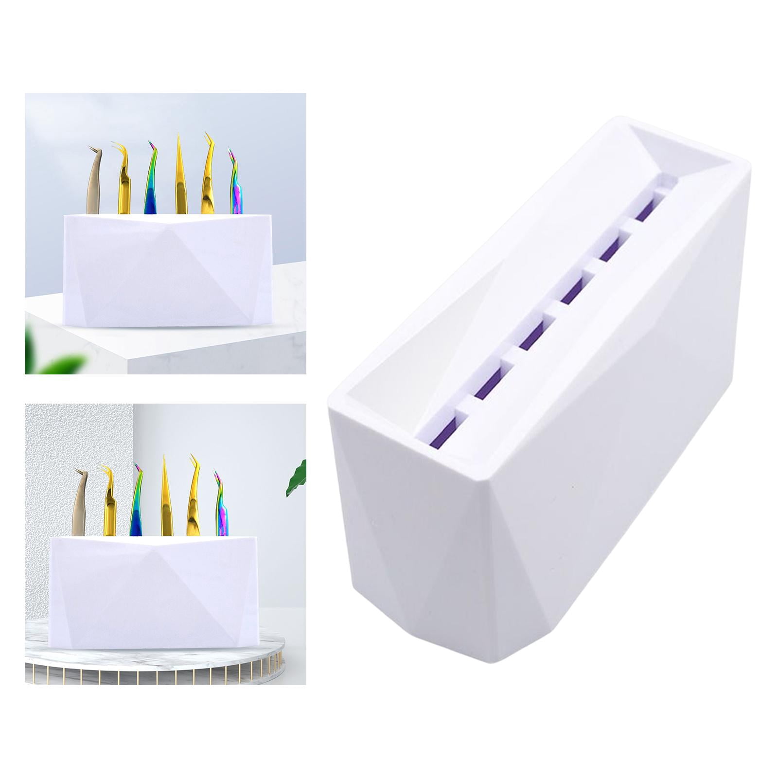 2x 6 Hole Eyelash Extension Tweezers Display Stand