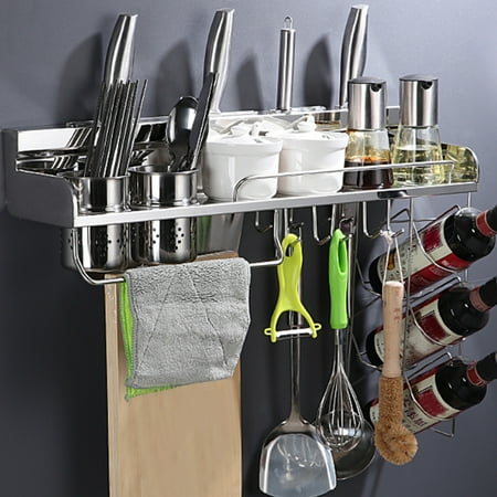 

Kitchen 304 Stainless Steel Kitchen Storage Rack Multi-Functional Storage Rack For Home Bathroom Kitchen