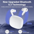 thumbnail image 2 of Earbuds, 5.3 Headphones with Noise Cancelling Mic for 17 Pro Max/17/16/15,HiFi Stereo 60H Playback in Ear Buds with IPX7 Earphones for Office/Running/Workout, 2 of 6