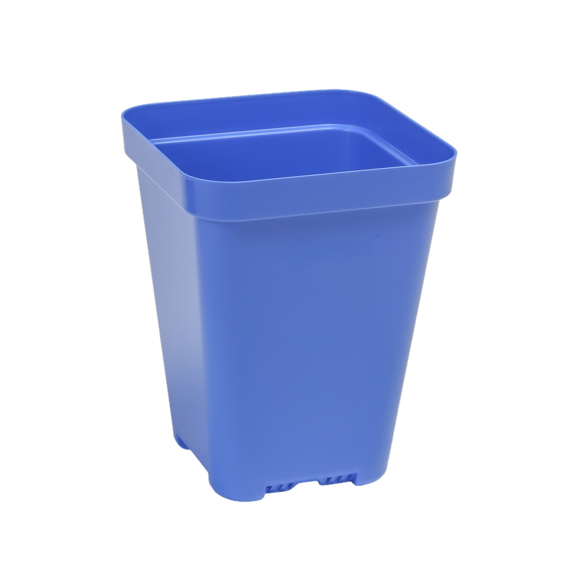 SUNPACK 3.3" x 3.3" Heavy Duty Seed Starting Square Insert Pot, Green, 4" (Pack of 18)