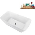 thumbnail image 3 of 59" Streamline N3700BL Soaking Freestanding Tub and Tray With Internal Drain, 3 of 7