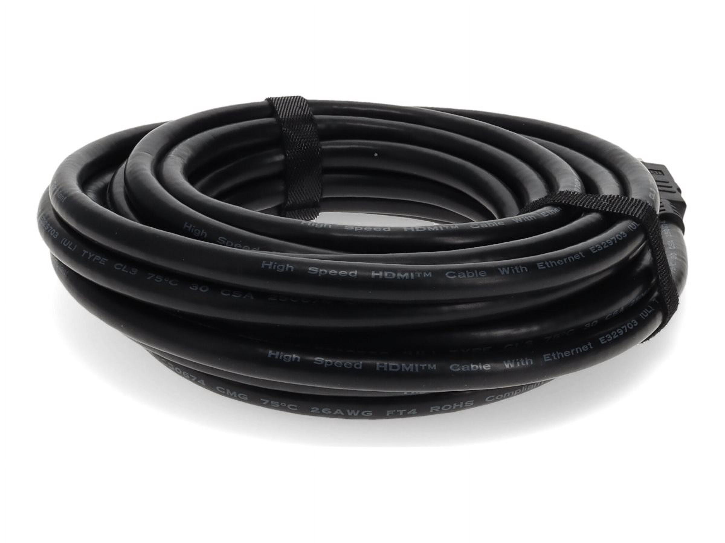 25.0FT MALE TO MALE CABLE HDMI TO HDMI BLACK CABLE