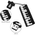 thumbnail image 3 of Unidad flash USB de 64 GB, Pen Drive USB 2.0, memoria portátil, llave USB de 64 GB, linda unidad flash de piano para PC, tableta, TV, automóvil, etc. (piano negro) Rojo Verde Cocina, Decoración y Otros, 3 of 5