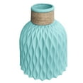 thumbnail image 2 of Visland Flowers Vase ,Ceramic Look Plastic Decor Vase Geometric Style Accent Vases for Home Decor, Living Room, Table, Home, Office Decor, 2 of 7