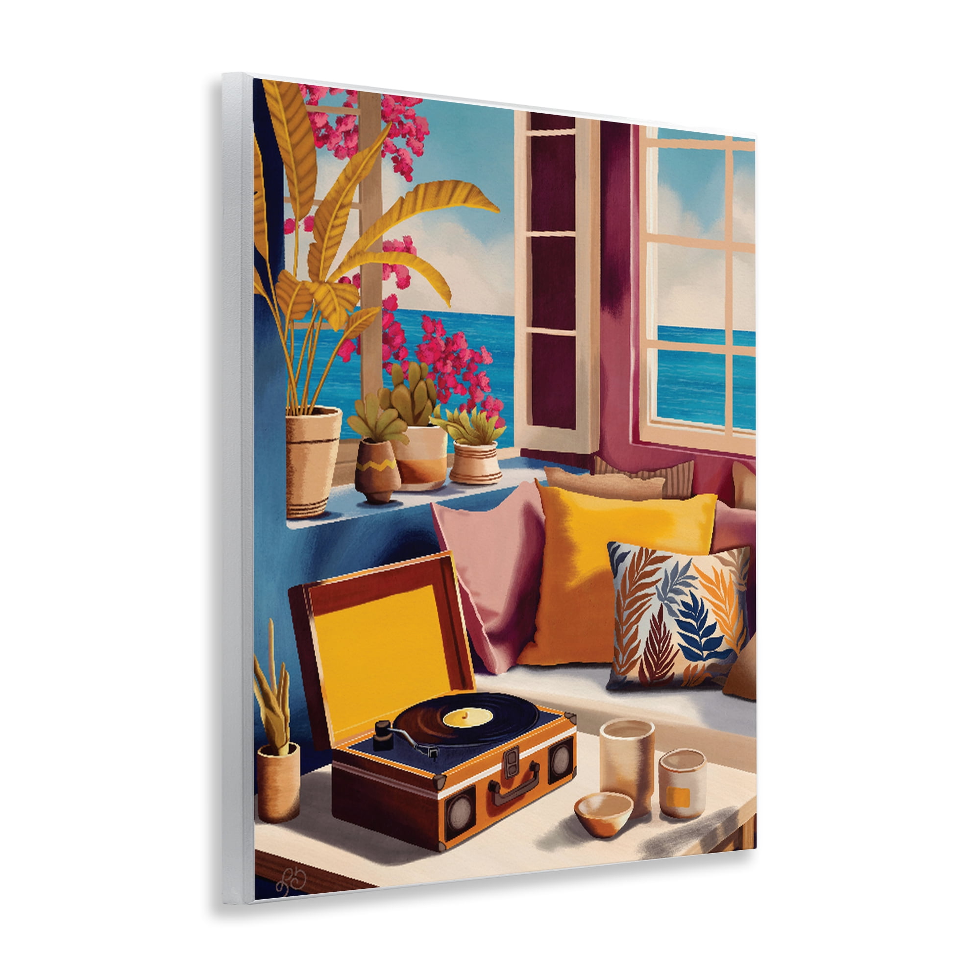 Stupell Industries Boho Vacation By The Sea Wall Plaque Art, design by Lisa R Dumm