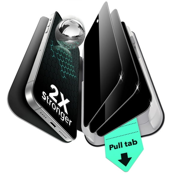 Paquete de protectores de pantalla de privacidad ESR 3 para iPhone 15 Pro