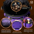 thumbnail image 5 of Huntley Equestrian Deluxe Grooming Organizer Bag (Purple), 5 of 7