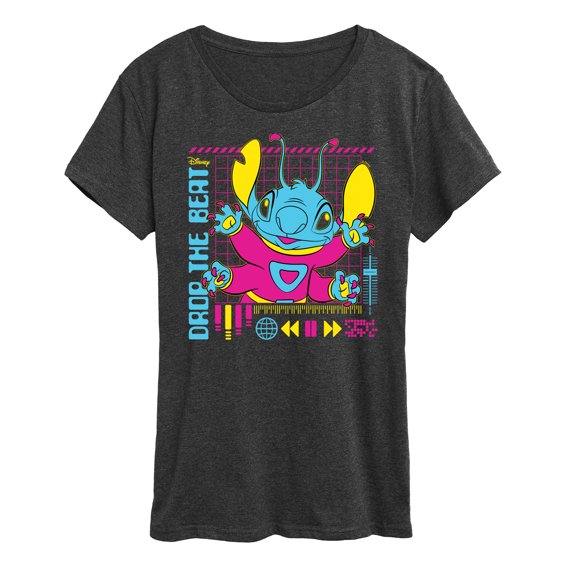 Lilo & Stitch - Drop The Beat - Women's Short Sleeve Graphic T-Shirt