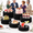 Black-6, variant on White 12-Piece Foldable Cardboard Buffet Risers Cake Display Stand Set