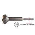 thumbnail image 4 of ACTINTOOL 5 5/8 in. x 1 1/4 in. 16 Tips Concrete Repair Patch Prepare Sds Plus Bushing Tool, 1 1/4 Inch Square Head Concrete Roughness Coating Remove Bushing Bit for Rotary Hammer (Pack of 1), 4 of 4