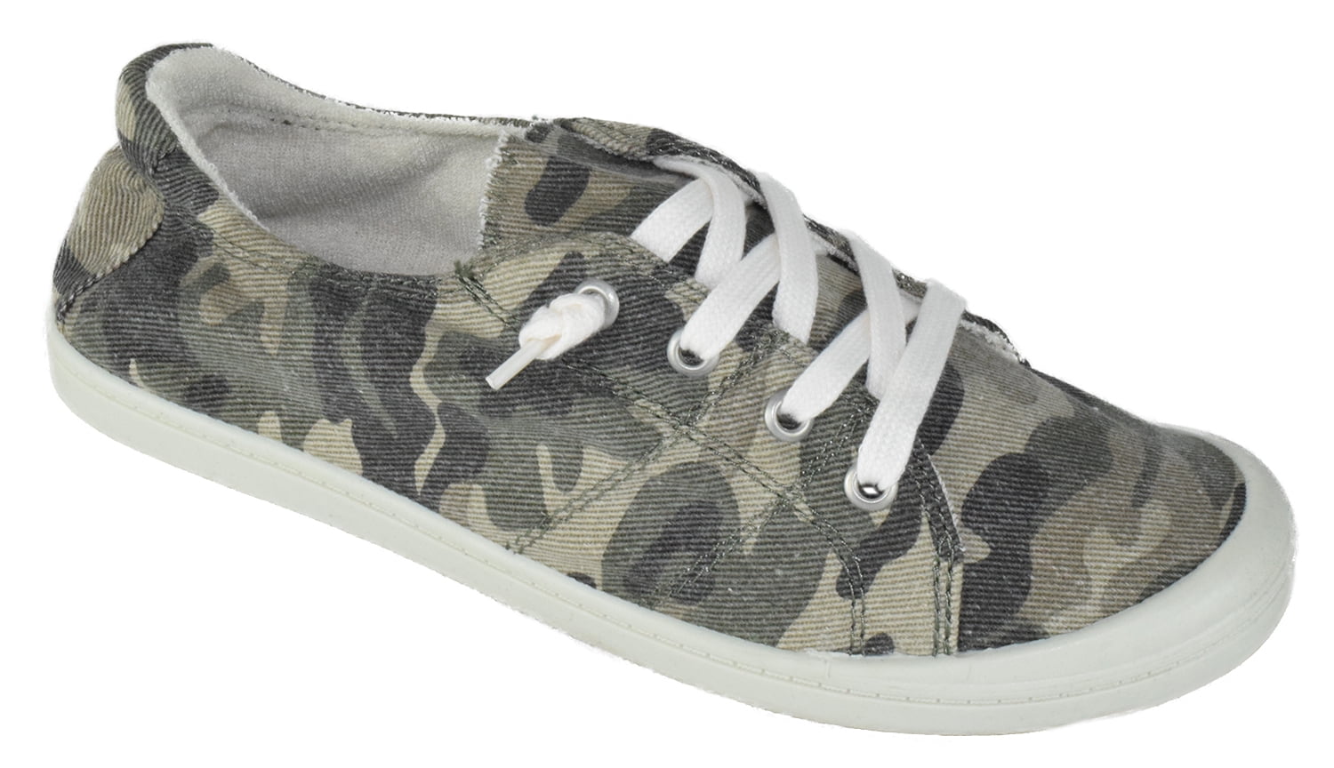 Womens Wear-Resistant Happy Camo Party Balloons Canvas Slip on Shoes Canvas Low Top Sneaker