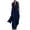 15#Navy, variant on 2026 Women's Summer One-Piece Set Sleeveless V-Neck Tie-Front Solid Color Jumpsuit Wide-Leg Pants Set Casual Wear