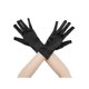thumbnail image 1 of Guantes de satén de color sólido INSPIRE CHIC de dedo completo, longitud de muñeca, guantes cortos para mujeres, negros, talla única, 1 of 6