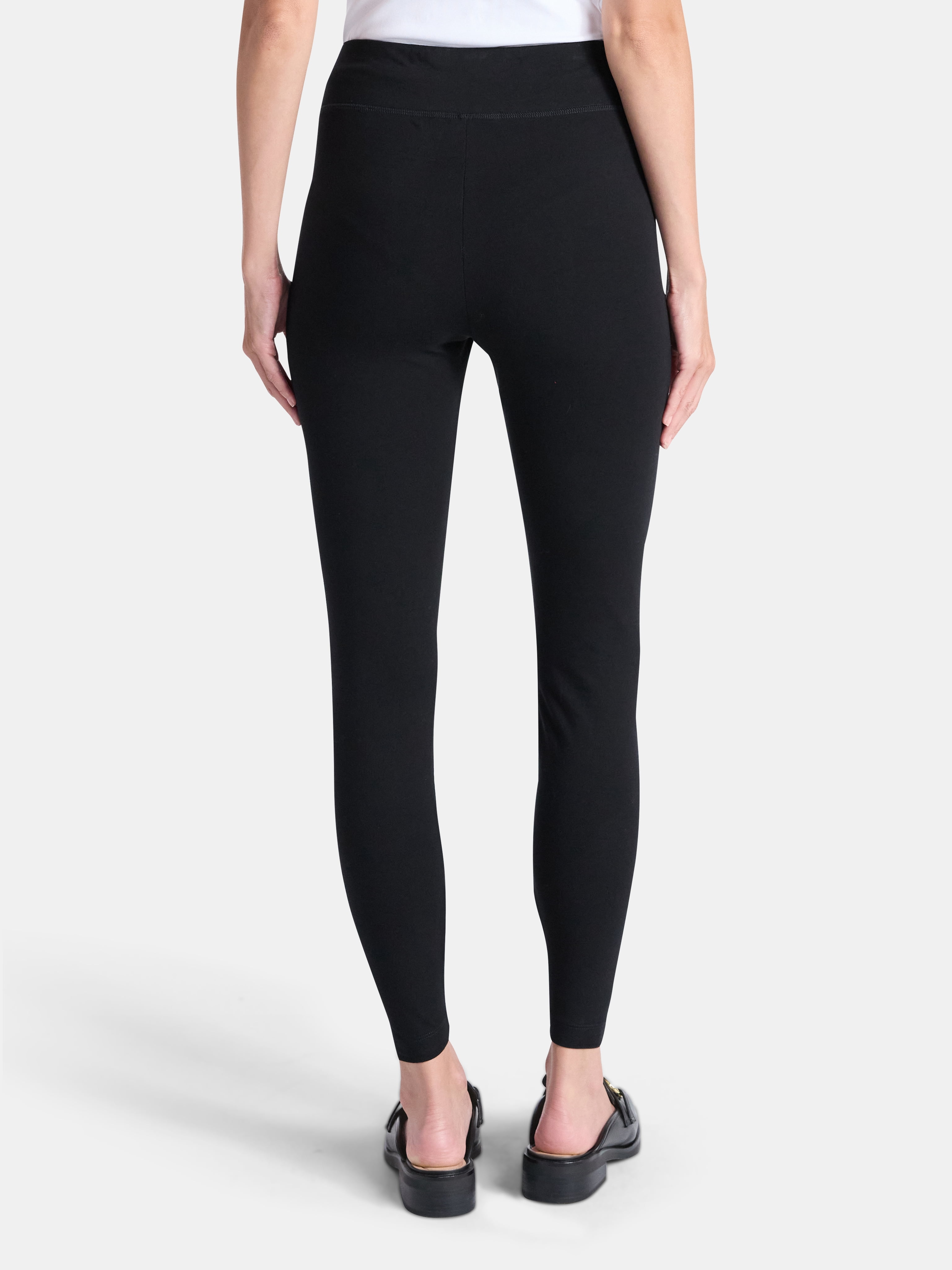 Time and Tru Women's High Rise Leggings, 27'' Inseam, 3-Pack, Sizes XS-XXXL