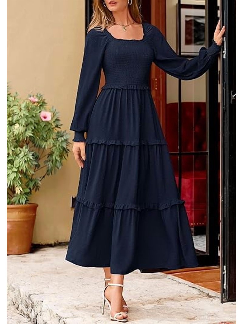 flowy spring maxi dress Luna Maxi Dress Dusty Rose/Light Brown / S