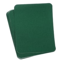 Uxcell Fabric Patch Iron-on Patches Dark Green 4"x5" for Clothes Pack of 15