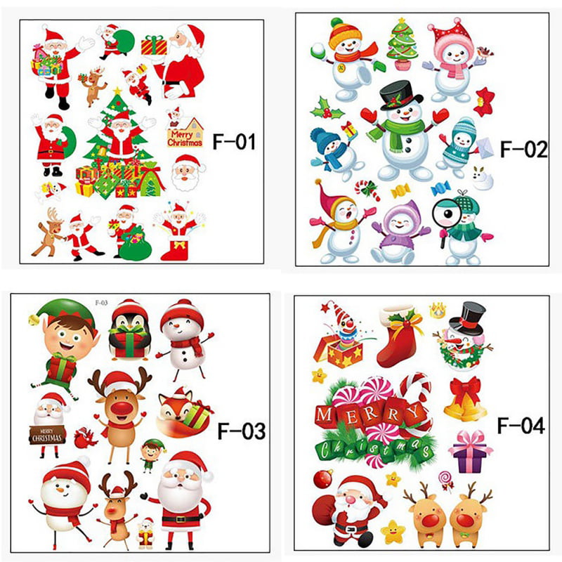 2020 Personalized Christmas Family Window Wall Door Stickers Xmas Decoration US