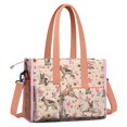 thumbnail image 2 of Teacher Tote Bag,German Shepherd Dog and Flower Teacher Utility Tote Bag,Large Work Tote Bags for Women with Multiple Pockets,Top Zipper Closure,13.8x10.6x6.7 Inch, 2 of 5