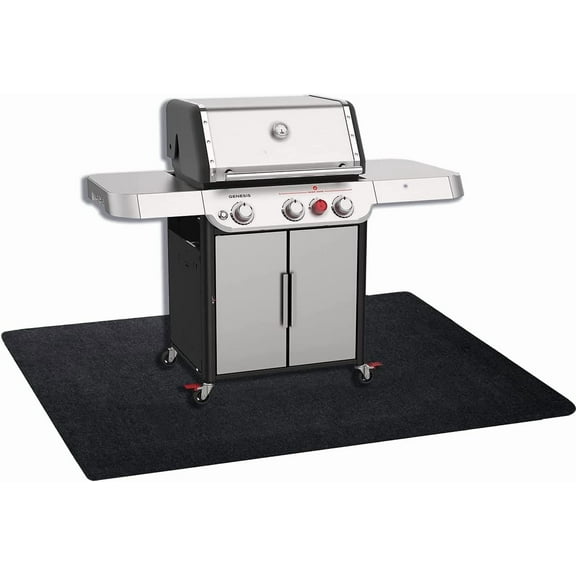 Under Grill Mat,Premium 36"x48"Absorbent Oil Protective mats for Deck &Patio,Grill Mat for Deck,Under Grill Floor Pad to Protect Deck,BBQ Mat for Under BBQ,Waterproof,Reusable