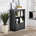 Better Homes & Gardens 6Cube Storage Organizer, Black