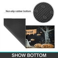 thumbnail image 7 of Kitchen Rug Set Of 2 Non Skid Kitchen Mats for Floor,Happy Halloween Spooky Trick or Treat Ghost Kitchen Rugs and Mats for Bathroom,Room Door (47x17+30x17 Inches), 7 of 7