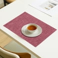 thumbnail image 4 of Cagogo Western Style Table Runner Placemats, Double Sided Heat Insulating Leather Place Mat, Decorative Dining Table Protector, Washable Nylon Table Cover for Kitchen Dining Room and Party Dinner,, 4 of 6