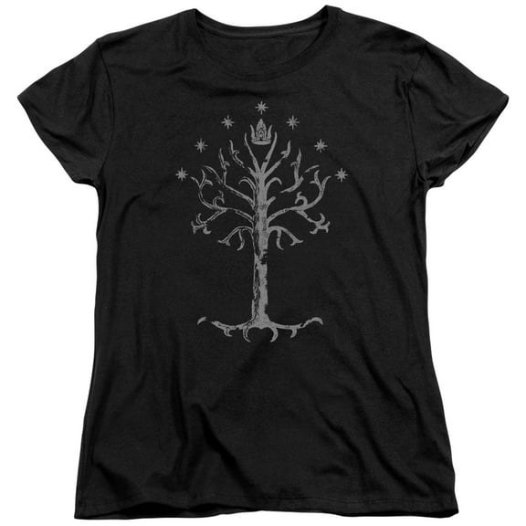 Lord of the Rings Tree Of Gondor S/S Women's T-Shirt Black