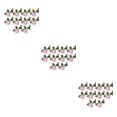 thumbnail image 4 of Ramo De Flores Artificiales Injueey Rosa Claro 10x, 4 of 6