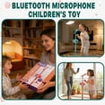 thumbnail image 2 of Melody Microphone Kids Bluetooth Karaoke Machine – 5-in-1 Karaoke Mic Toy with Adjustable Stand, Wireless Connectivity, Musical Toy, 3+ Age Boys & Girls Birthday Gift (Blue), 2 of 4