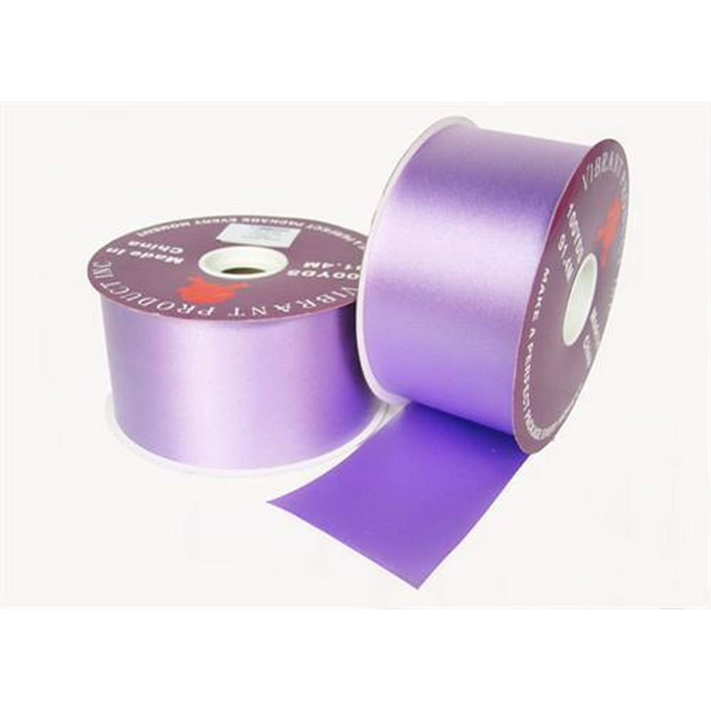 40 Lavender Flora Satin Ribbon 2.75" X 100 yards(1 Roll)